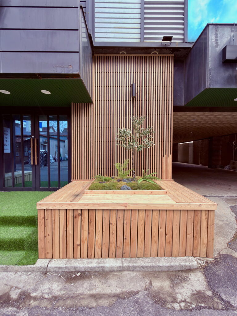 구미 월세 스테이라움 입구 조경