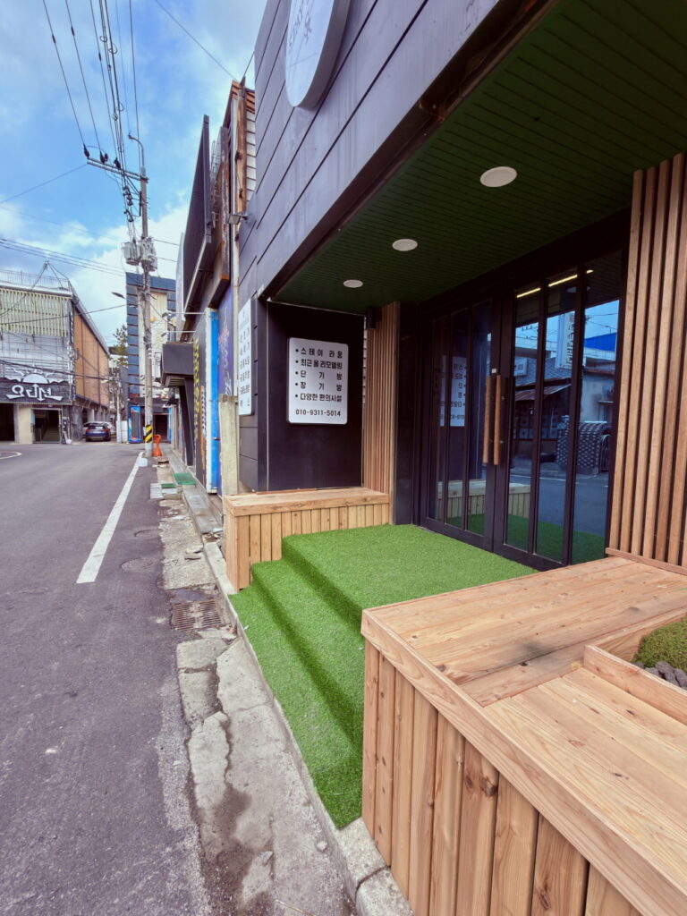 구미 월세 스테이라움 건물 외관 풀샷